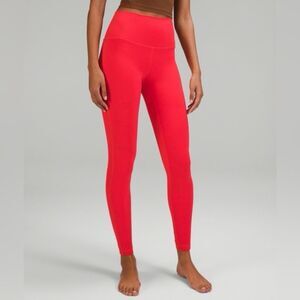 Lululemon Carnation Red Align Leggings Size 2